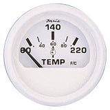 Faria Beede Instruments Faria Dress White 2" Cylinder Head Temperature Gauge (60 - 220&deg; F) - 13113
