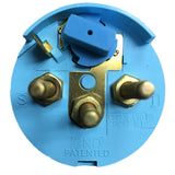 Medidor de temperatura del agua Faria Euro Black de 2" - Métrico (40 a 120 C) [12814]