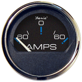 Faria Beede Instruments Faria Chesapeake Black 2" Ammeter Gauge (-60 to +60 AMPS) - 13736