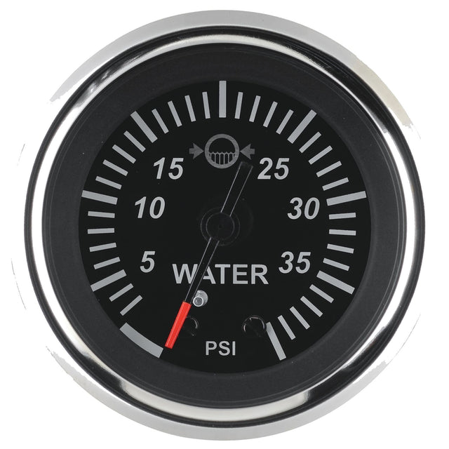 Sierra International Black Sterling Gauges - Water Pressure Gauge Kit (40 PSI) - 67382P - image 1
