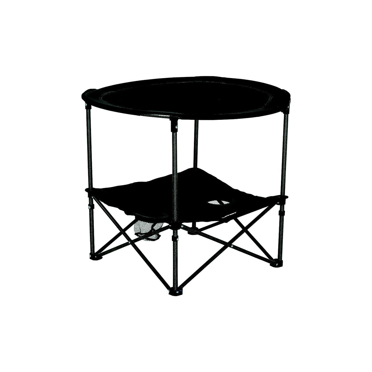 Lippert Components Lippert 2023053720 Two-Tier Folding Camping Table - Dark Grey, 4.3" x 14.6" x 27.4" Folded, 80 lbs. - 2023053720
