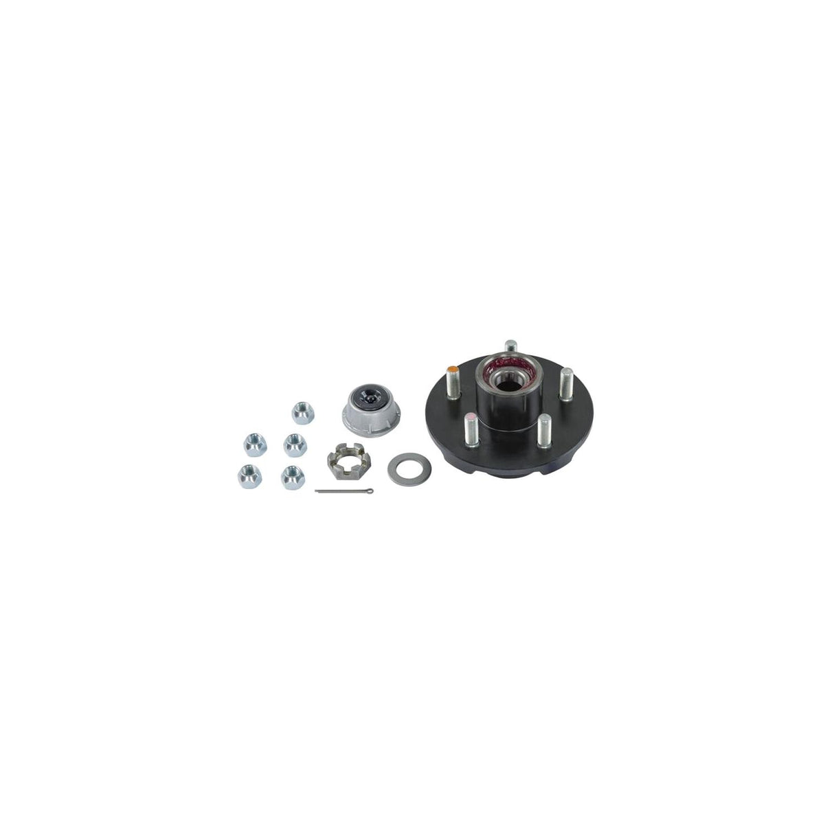 Lippert Components Lippert 2024013263 Complete Pre-Greased Hub Assembly with Lug Nuts - 3,500-lb. Axles, 1/2" Stud #2024013263 - image 1