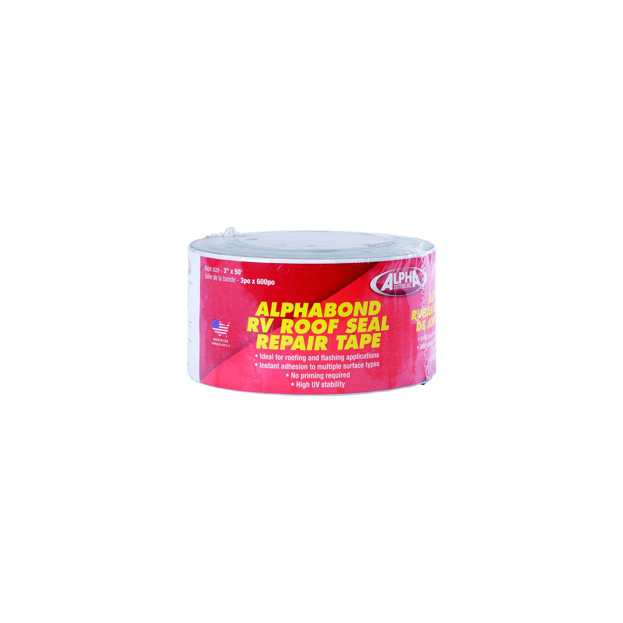 Lippert Alpha Systems 862408 All-Purpose Butyl Tape, 3" X 50", White - 862408