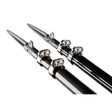 C.E. Smith Gen3 Center Rigger Pole - Black - 2-Section - 12' - 56561