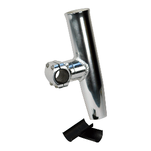 C.E. Smith Adjustable Mid Mount Rod Holder Aluminum 1.66" or 1-1/2" w/Sleeve &amp; Hex Key - 53772