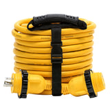 Cable de extensión marino Camco Power Grip de 30 amperios - Adaptador de bloqueo de 50 M/bloqueo F [55613]