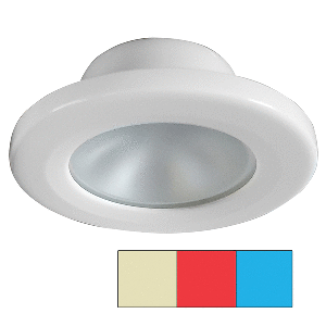 I2Systems Inc i2Systems Apeiron A3120 Screw Mount Light - Red, Warm White &amp; Blue - White Finish - A3120Z-31HCE