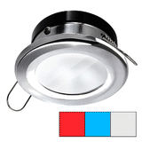 I2Systems Inc i2Systems Apeiron A1120 Spring Mount Light - Round - Red, Cool White &amp; Blue - Brushed Nickel - A1120Z-41HAE