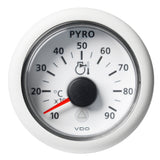 Veratron 52 MM (2-1/16") ViewLine Pyrometer - 100° to 900°C - White Dial & Bezel - A2C59512333