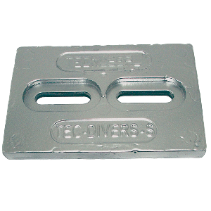 Tecnoseal Mini Magnesium Plate Anode 6" x 4" x 1/2" - TEC-DIVERS-SMG