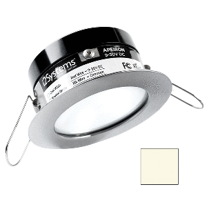 I2Systems Inc i2Systems Apeiron PRO A503 - 3W Spring Mount Light - Round - Neutral White - Brushed Nickel Finish - A503-41BBD