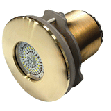 Lumitec SeaBlaze Typhoon Underwater Light - Bronze Thru-Hull LED Light - Spectrum RGBW - Flush Mount - 101451