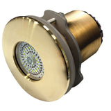 Lumitec SeaBlaze Typhoon Underwater Light - Bronze Thru-Hull LED Light - Spectrum RGBW - Flush Mount - 101451