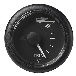Veratron 52MM (2-1/16") ViewLine Trim Indicator Gauge Up/Down - Black Dial &amp; Round Bezel - A2C59514180
