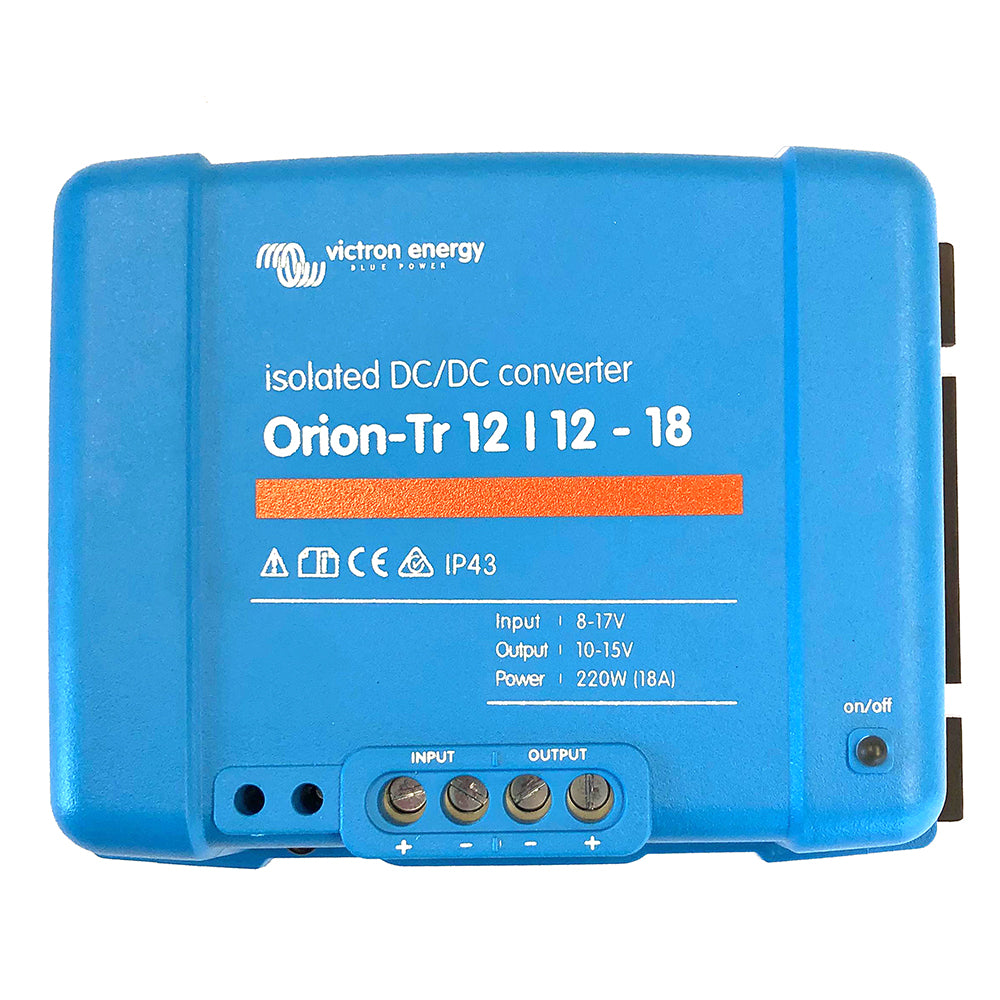 Convertidor CC-CC Victron Orion-TR - 12 VCC a 12 VCC - 18 amperios aislado [ORI121222110]