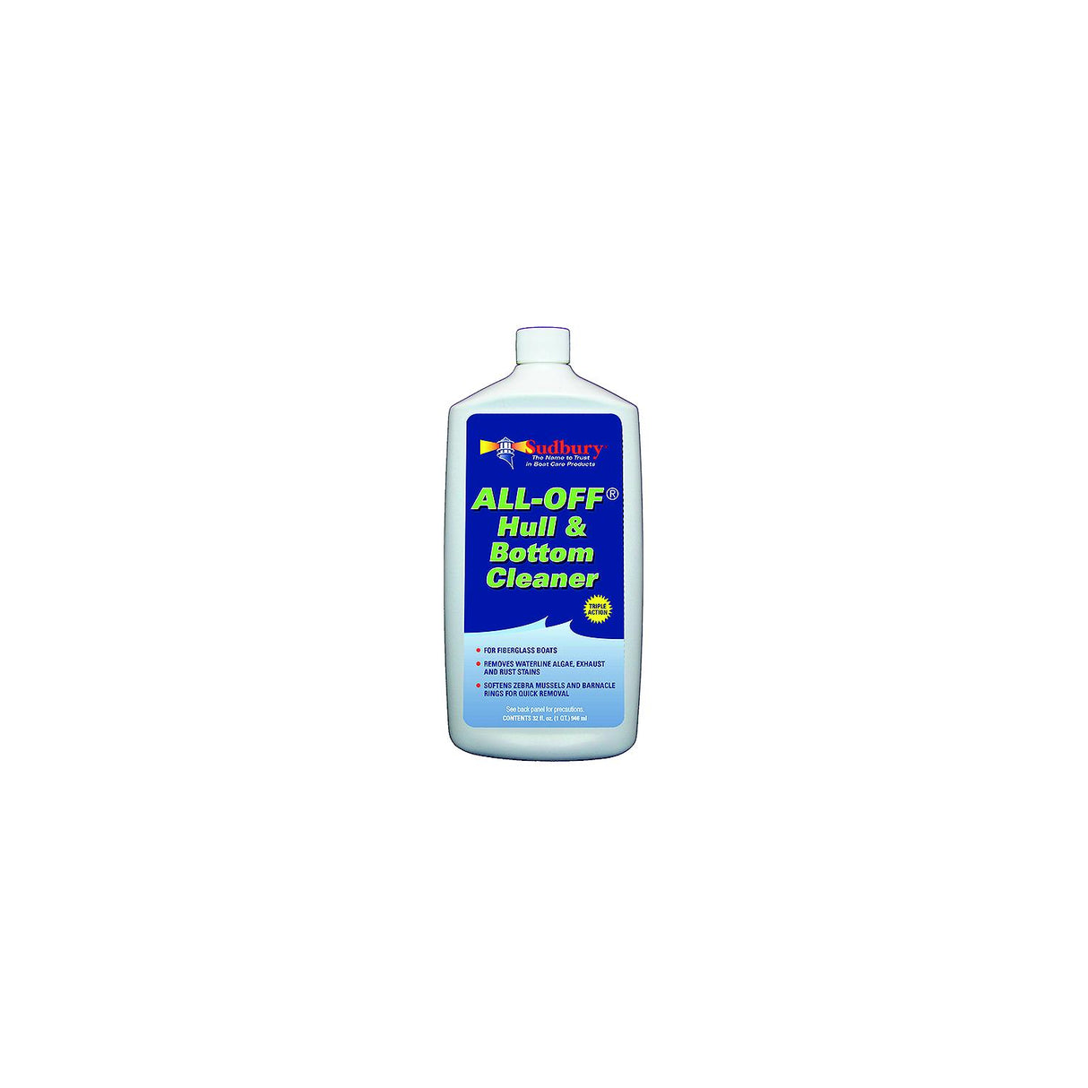 Sudbury Boat Care All-Off Hull & Bottom Cleaner, Qt. - 2032