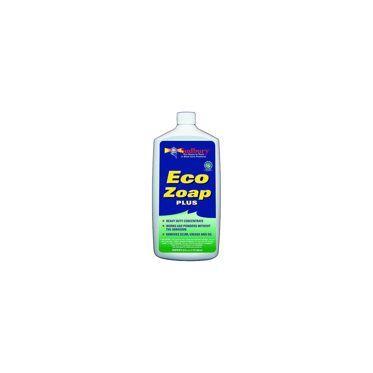 Sudbury Boat Care Eco Zoap Plus, Qt. - 811