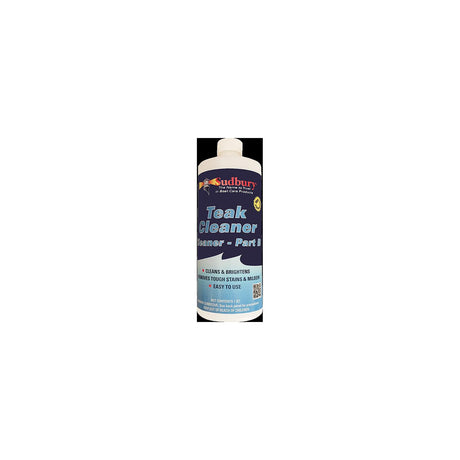 Sudbury Boat Care Sudbury Two-Part Teak Cleaner, Part B Only, Qt. - TC862 - official Sudbury Boat Care product image 2