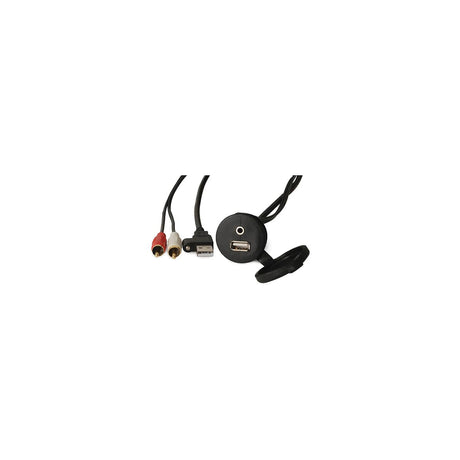 Fusion MS-CBUUSB3.5 Panel Mount USB 3.5mm Headphone Jack [010-12381-00] - official Fusion product image 2
