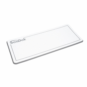 SeaDek Small Helm Pad - White/Storm Grey w/SeaDek Logo - 37925-80375