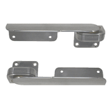 TACO Marine TACO Command Ratchet Hinges - 9-3/8" - Polished 316 Stainless Steel - Pair - H25-0016