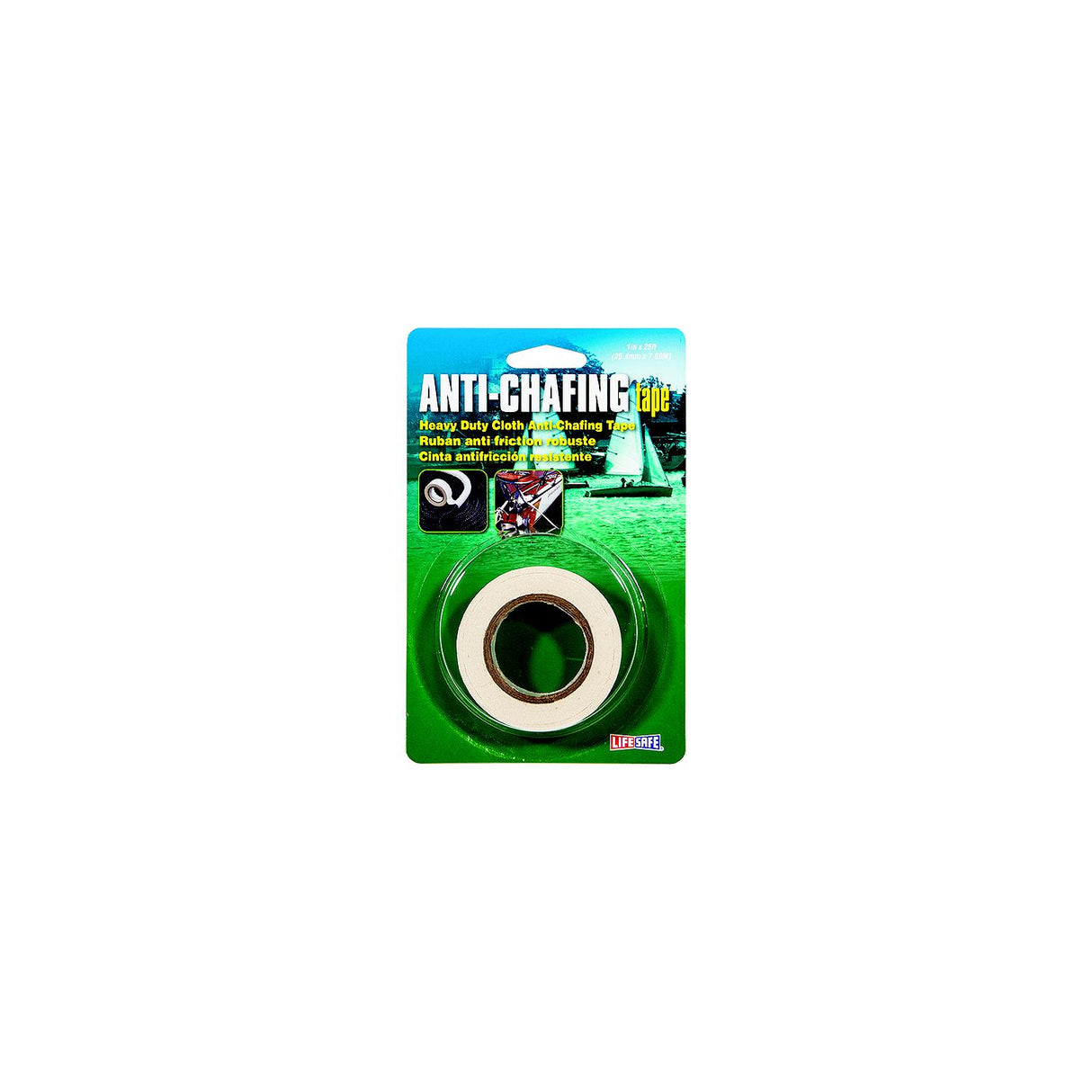 Lifesafe Life Safe Anti-Chafing Tape 1" x 25' White - RE3949
