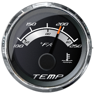 Faria Beede Instruments Faria Platinum 2" Water Temp Gauge (100-250&deg;F) - 22017