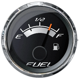 Faria Beede Instruments Faria Platinum 2" Fuel Level Gauge (E-1/2-F) - 22021