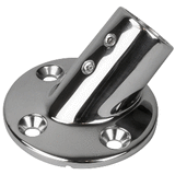 Sea-Dog Rail Base Fitting 2-3/4" Round Base 45&deg; 316 Stainless Steel - 1" OD - 280451-1