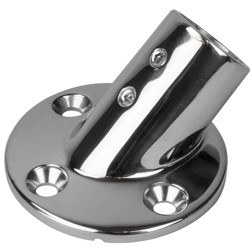 Accesorio de base de riel Sea-Dog, base redonda de 2-3/4", acero inoxidable 45 316, diámetro exterior de 1" [280451-1]