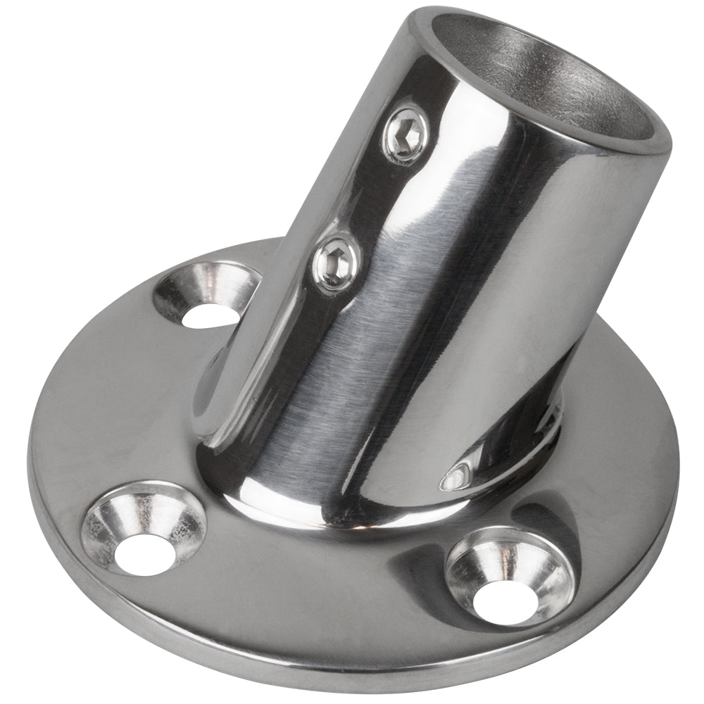 Accesorio de base de riel Sea-Dog 2-3/4" Base redonda Acero inoxidable 60 316 - 1" OD [280601-1]