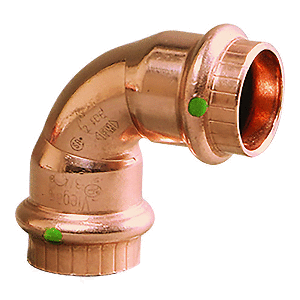 Viega ProPress 1/2" - 90&deg; Copper Elbow - Double Press Connection - Smart Connect Technology - 77317