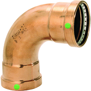 Viega ProPress 2-1/2" - 90&deg; Copper Elbow - Double Press Connection - Smart Connect Technology - 20623