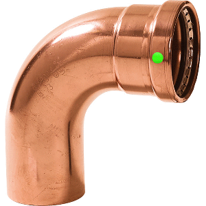 Viega ProPress 2-1/2" - 90&deg; Copper Elbow - Street/Press Connection - Smart Connect Technology - 20638