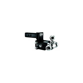 B&W Trailer Hitches B&W TS20048B Trailer Hitches Tow & Stow Tri Ball Receiver Hitch | Fits 2-1/2" Receiver - image 1