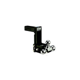 B&W Trailer Hitches B&W TS10049B Trailer Hitches Tow & Stow Tri Ball Receiver Hitch | Fits Standard 2" Receiver - TS10049B - official B&W Trailer Hitches product image 2
