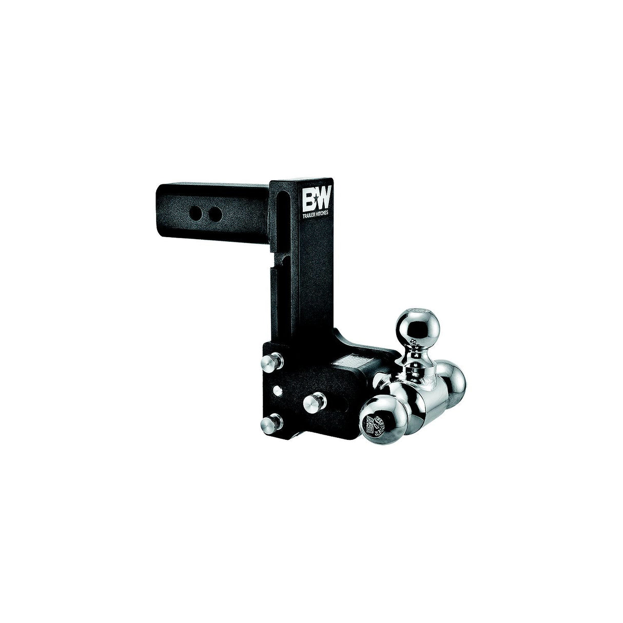 B&W Trailer Hitches B&W TS20049B Trailer Hitches Tow & Stow Tri Ball Receiver Hitch | Fits 2-1/2" Receiver - image 1