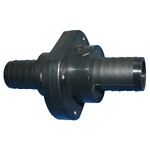 T-H Marine Supplies T-H Marine Double Barb Inline Scupper Check Valve - 1-1/8" - Black - ILS-1200-DP