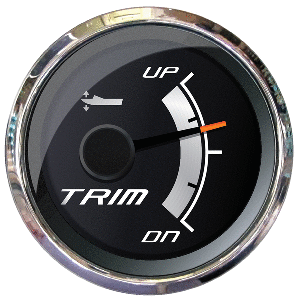 Faria Beede Instruments Faria Platinum 2" Trim Gauge f/Mercury, Mariner, Mercruiser, Volvo DP, Yamaha 2001 &amp; Newer - 22019