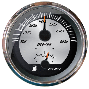 Faria Beede Instruments Faria Platinum 4" Multi-Function - Speedometer &amp; Fuel - 22015