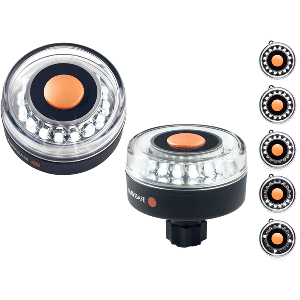 Navisafe Navilight All-White 5 Mode 360&deg; 2NM w/RAILBLAZA Base - 055-1