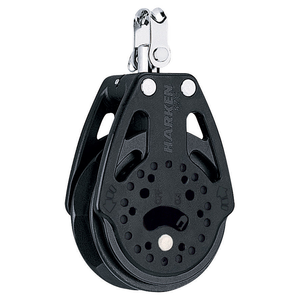 Harken Bloque de trinquete simple Carbo de 57 mm con giratorio [2135]