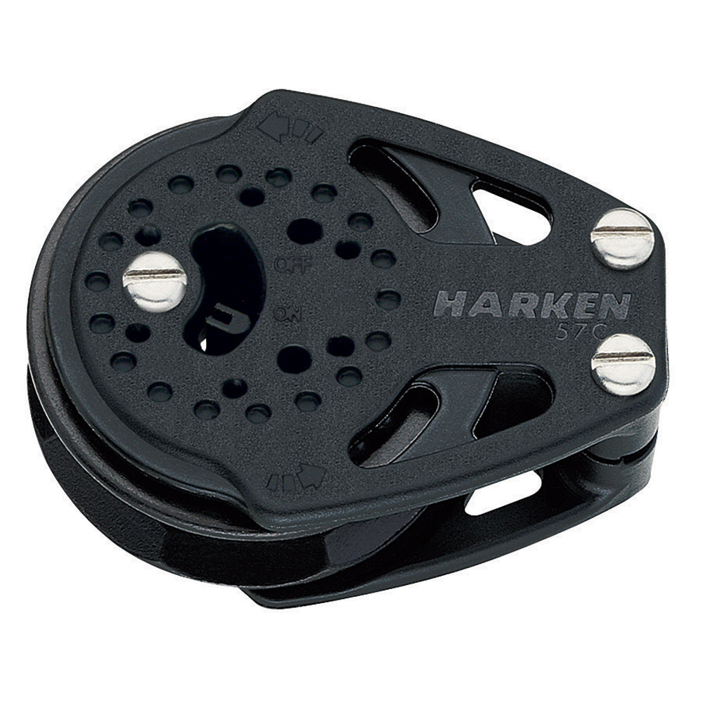 Bloque de mejillas con trinquete de carbono simple Harken de 57 mm [2137]