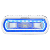 RIGID Industries SR-L Series Marine Spreader Light - White Surface Mount - White Light w/Blue Halo - 51101
