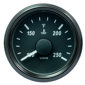 VDO SingleViu 52mm (2-1/16") Water Temp. Gauge - 250&deg; F - 291-22 OHM - A2C3833350030