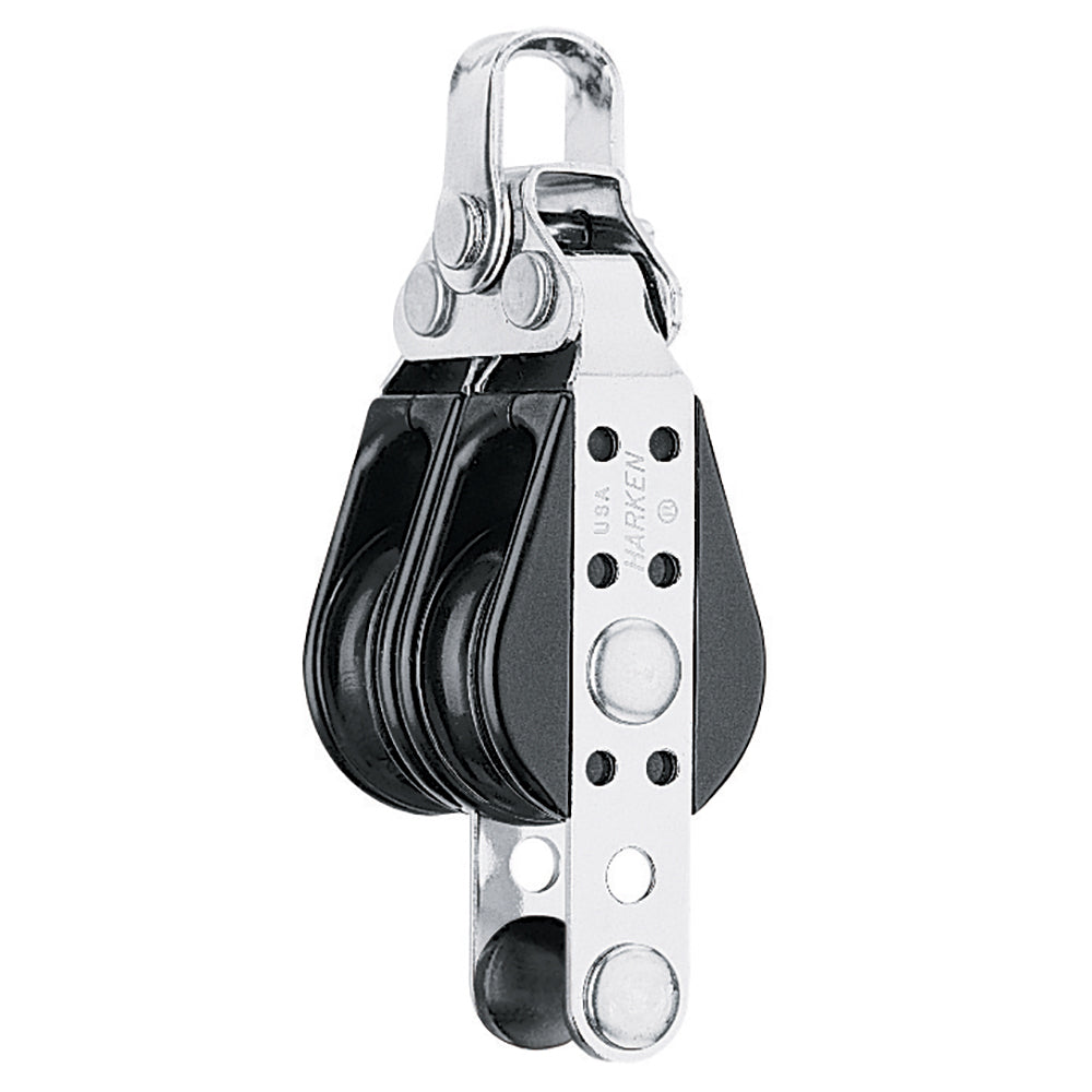 Bloque de bala doble Harken de 29 mm con arraigo [085]