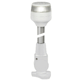 Hella Marine 2nm All Round White Fold Down Pole Navigation Lamp - 8" - White Base - 980960291