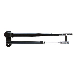 Marinco Wiper Arm, Deluxe Black Stainless Steel Pantographic - 12"-17" Adjustable - 33032A