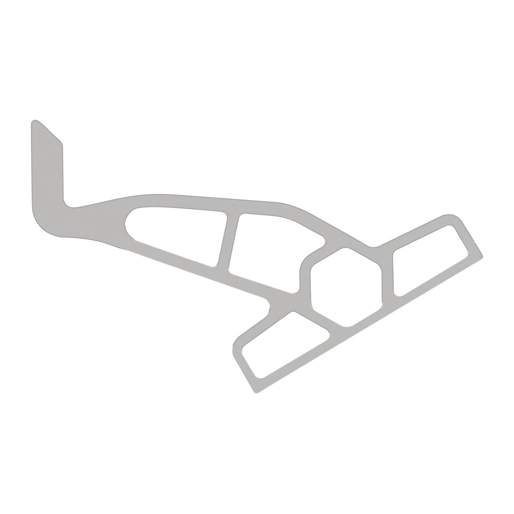 Soporte adaptador de placa Minn Kota Raptor Jack - Estribor - Retroceso de 2" - Elevación de 4" - Blanco [1810365]