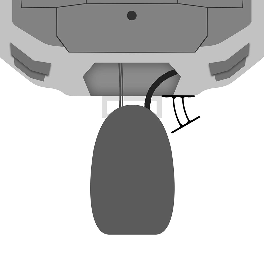 Soporte de ángulo de montaje directo Minn Kota Raptor - Negro [1810371]